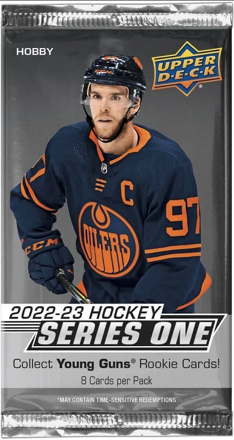 2022-23 Upper Deck Hockey Series 1 Hobby Box Single Pack