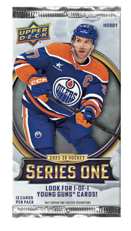2025-26 Upper Deck Hockey Series 1 Single Pack