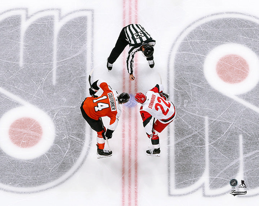 Pre-Order - Logan Stankoven Autographed Carolina Hurricanes Away 8x10 Photo (Face Off)