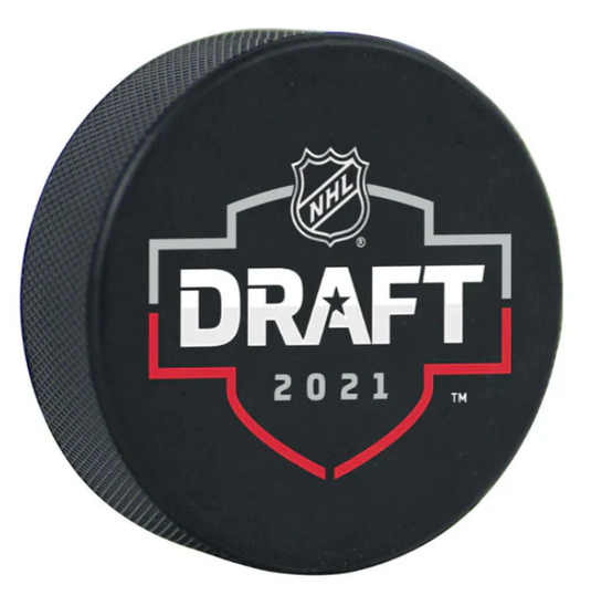 Pre-Order - Logan Stankoven Autographed 2021 NHL Draft Hockey Puck