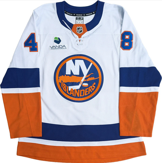 Matthew Schaefer Autographed New York Islanders Pro Jersey (White) - UDA