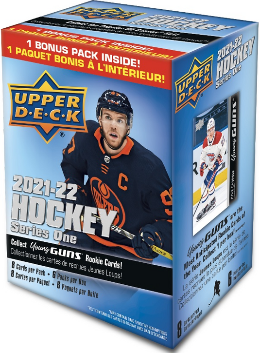 2021-22 Upper Deck Series 1 Hockey Blaster