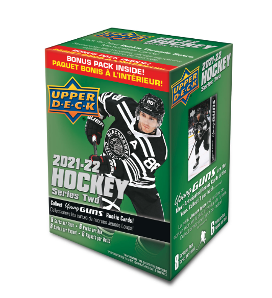 2021-22 Upper Deck Hockey Series 2 Blaster Box