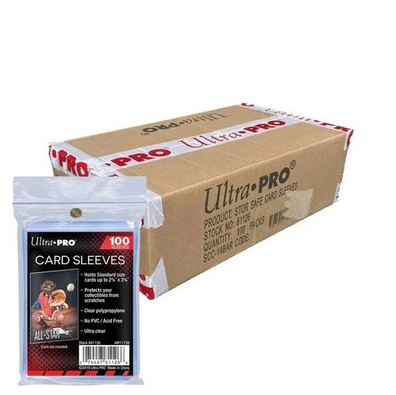 Ultra Pro - Card Sleeves - "Penny Sleeves" - 10,000 Count - Case of 100 Packs