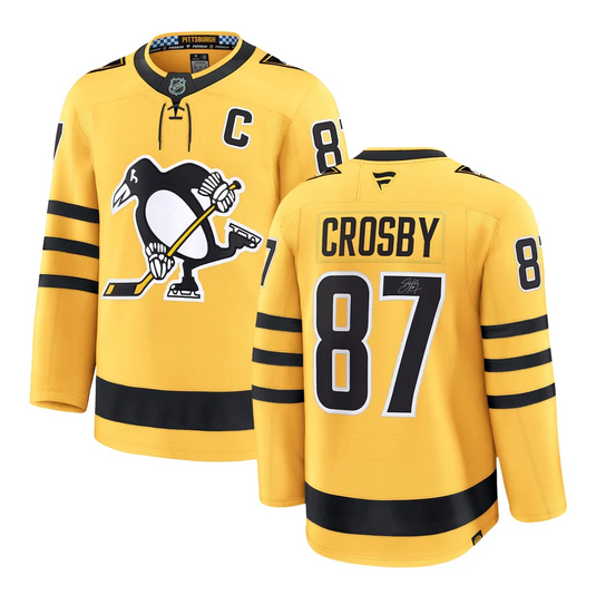 Sidney Crosby Autographed Pittsburgh Penguins Fanatics 2025-26 Alternate Jersey LE /87