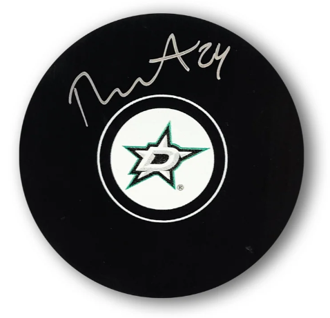 Roope Hintz Autographed Dallas Stars Souvenir Puck
