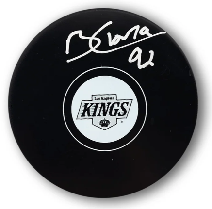 Brandt Clarke Autographed Los Angeles Kings Souvenir Puck