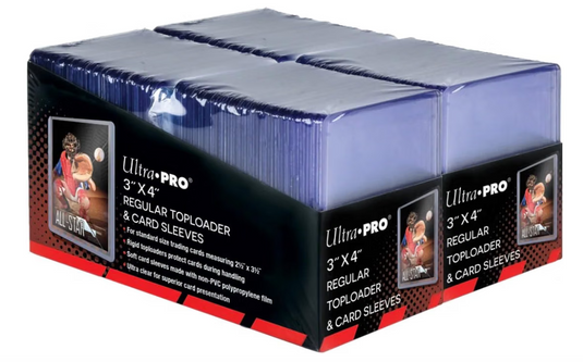 Ultra Pro - Regular Toploaders 3x4 35Pt with Sleeves (200ct)