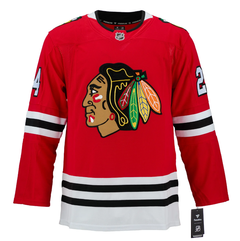 Load image into Gallery viewer, Bowen Byram Autographed Chicago Blackhawks Fanatics Premium Jersey
