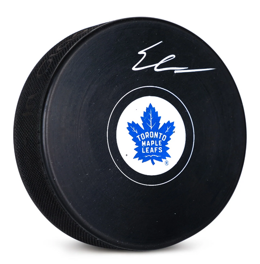 Easton Cowan Autographed Toronto Maple Leafs Hockey Puck