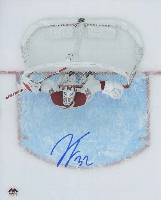 Jacob Fowler Autographed Montreal Canadiens 8x10 Photo - Overhead