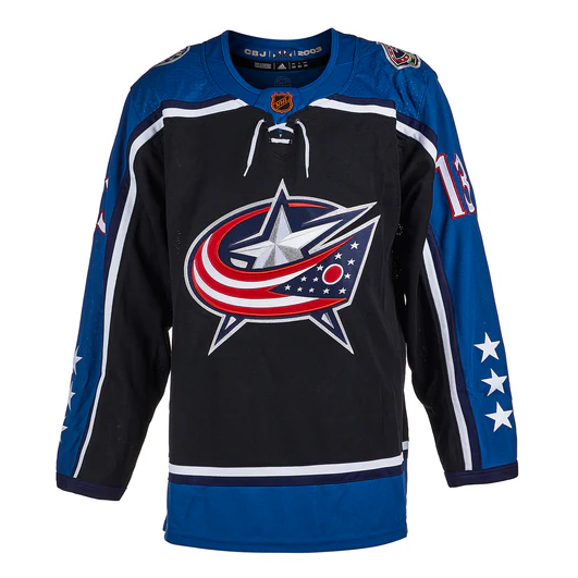 Load image into Gallery viewer, Johnny Gaudreau Signed Columbus Blue Jackets Reverse Retro 2.0 adidas Jersey
