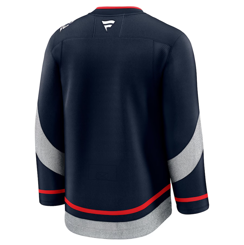 Load image into Gallery viewer, Men&#39;s Columbus Blue Jackets Fanatics Navy 2025 Stadium Series Premium Jersey
