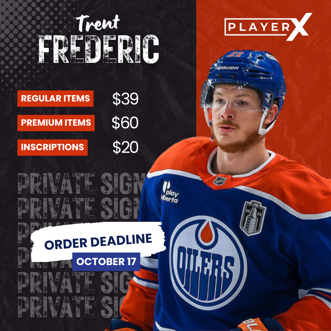 Pre-Order - Trent Frederic - Inscription