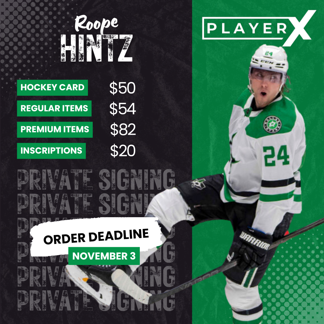 Pre-Order - Roope Hintz - Inscription
