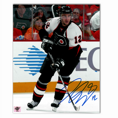 Simon Gagne Autographed Philadelphia Flyers Vertical 8x10 Photo