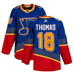 Robert Thomas Signed St Louis Blues adidas Jersey