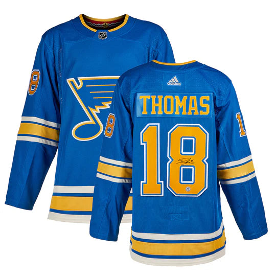 Robert Thomas Signed St. Louis Blues Adidas Jersey