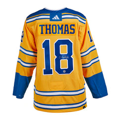 Robert Thomas Signed St Louis Blues Reverse Retro 2.0 adidas Jersey