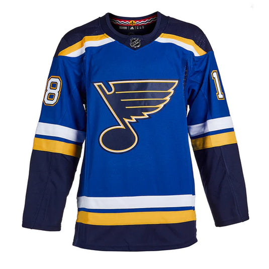 Robert Thomas Autographed St Louis Blues adidas Jersey
