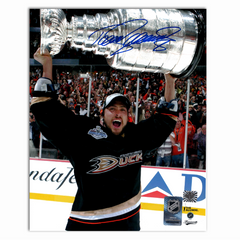 Teemu Selanne Autograpned Anaheim Ducks 2007 Stanley Cup 8x10 Photo