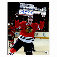 Teuvo Teravainen Autographed Chicago Black Hawks 2015 Stanley Cup 8x10 Photo