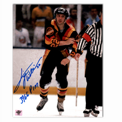 Tiger Williams Autographed Vancouver Canucks Sleeves up 8x10 Photo