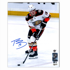 Troy Terry Autographed Anaheim Ducks Away 8x10 Photo