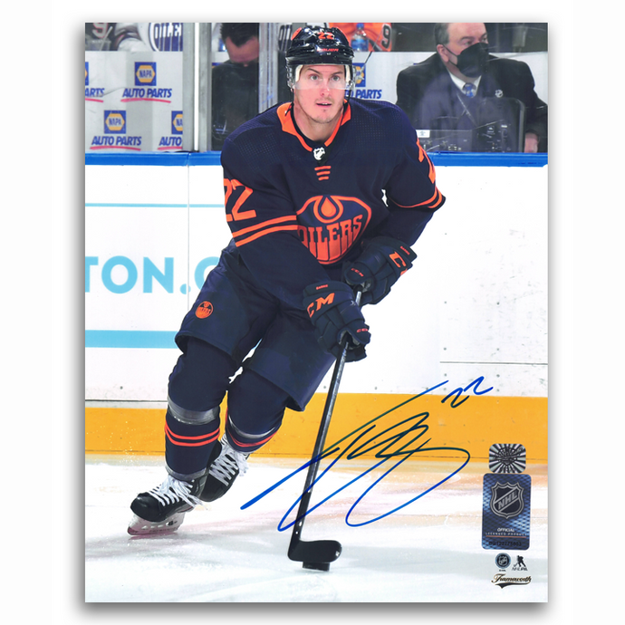 Tyson Barrie Autographed Edmonton Oilers Alternate 8x10 Photo