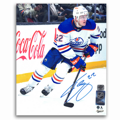 Tyson Barrie Autographed Edmonton Oilers Away 8x10 Photo