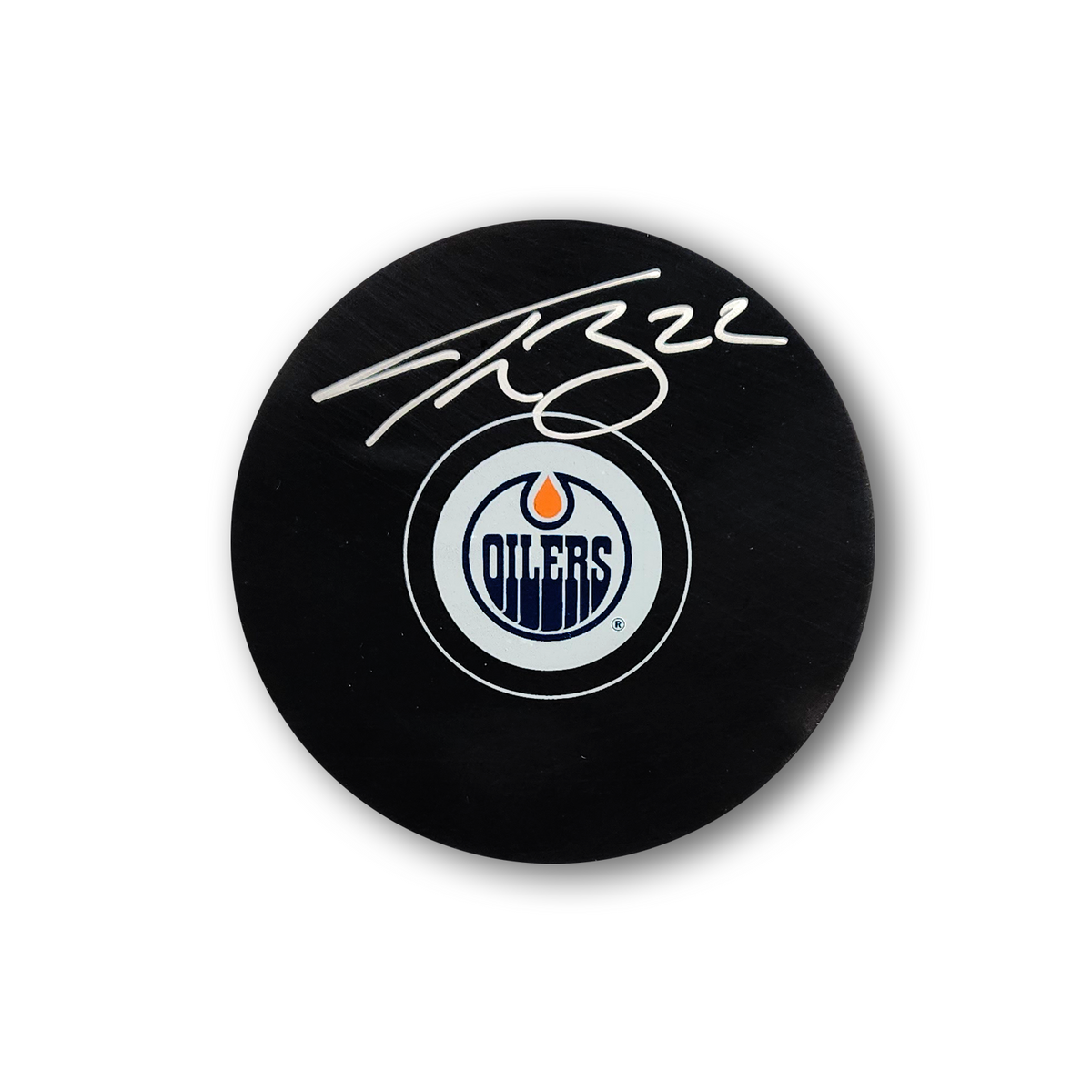 Tyson Barrie Autographed Edmonton Oilers Hockey Puck