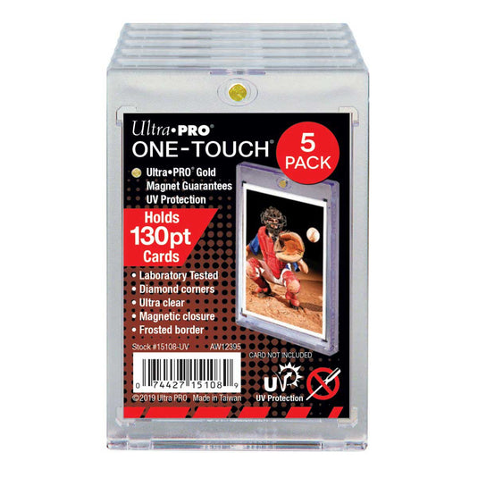 Ultra Pro - ONE-TOUCH 3x5 UV 130pt (5 pack)