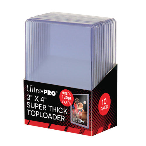 Ultra Pro - Toploads 3x4 130Pt Thick Combo 10ct