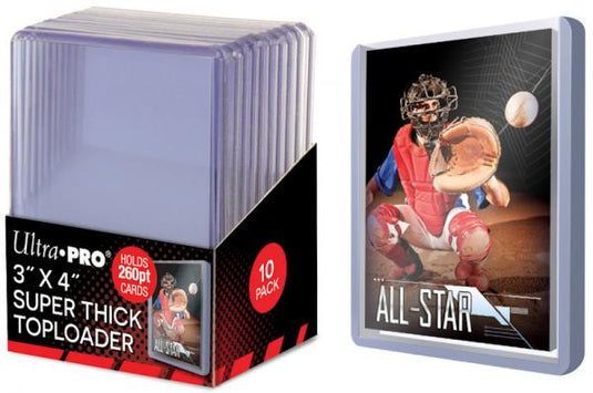 Ultra Pro - Toploads 3x4 260Pt Thick Combo 10ct