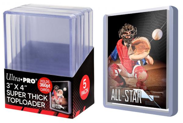 Ultra Pro - Toploads 3x4 360Pt Thick Combo 5ct