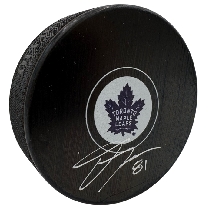 Dakota Joshua Toronto Maple Leafs Autographed Hockey Puck