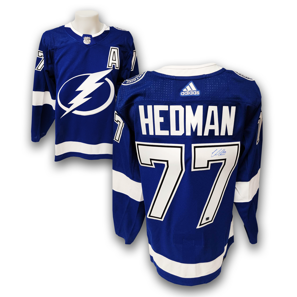 Victor Hedman Autographed Tampa Bay Lightning Adidas Jersey