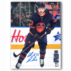 Vincent Desharnais Autographed Edmonton Oilers Autographed Alternate 8x10 Photo