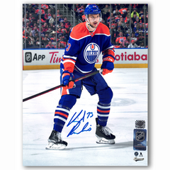 Vincent Desharnais Autographed Edmonton Oilers Autographed Home 8x10 Photo