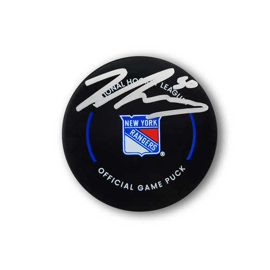 Will Cuylle Autographed New York Rangers Official Hockey Puck