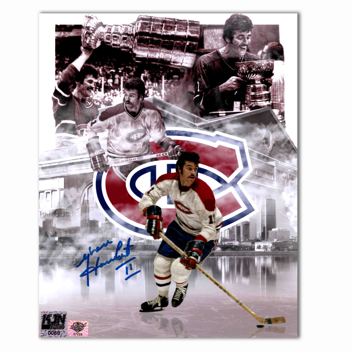 Yvon Lambert Autographed Montreal Canadiens 8x10 Photo