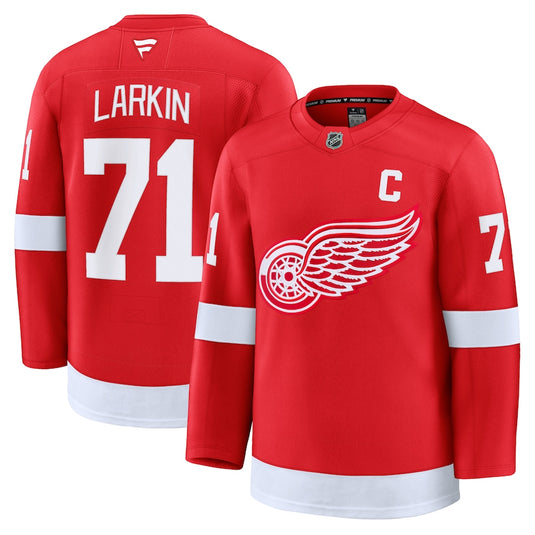 Pre-Order - Dylan Larkin - Autographed Detroit Red Wings Home Fanatics Premium Jersey