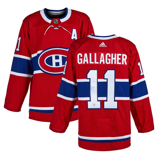 Brendan Gallagher Autographed Montreal Canadiens Adidas Jersey