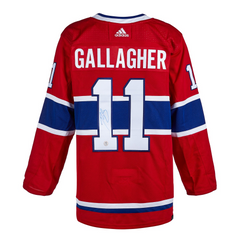 Brendan Gallagher Autographed Montreal Canadiens Adidas Jersey