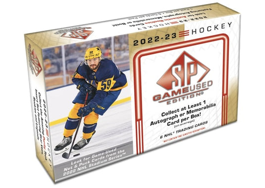 2022-23 Upper Deck SP Game-Used Hockey Hobby Box
