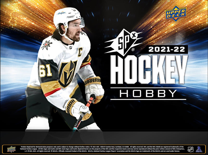 Load image into Gallery viewer, 2021-22 Upper Deck SPX Hockey Hobby Box
