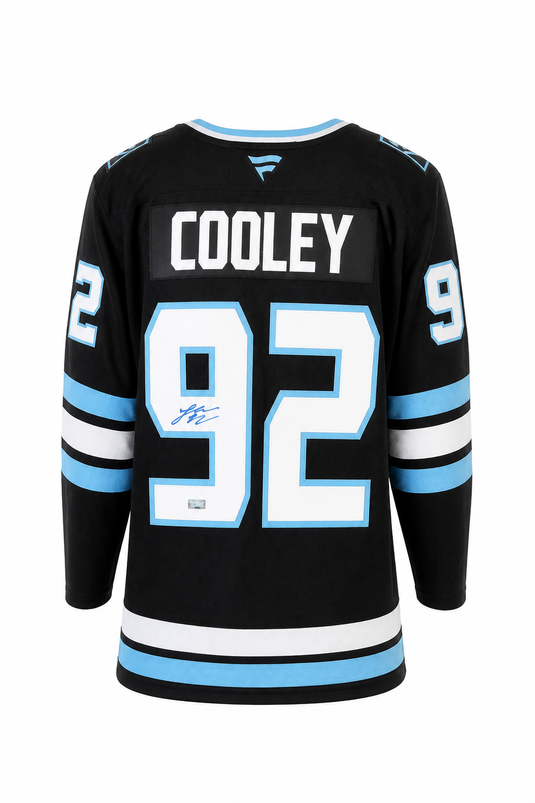 Logan Cooley Autographed Utah Mammoth Fanatics Premium Jersey