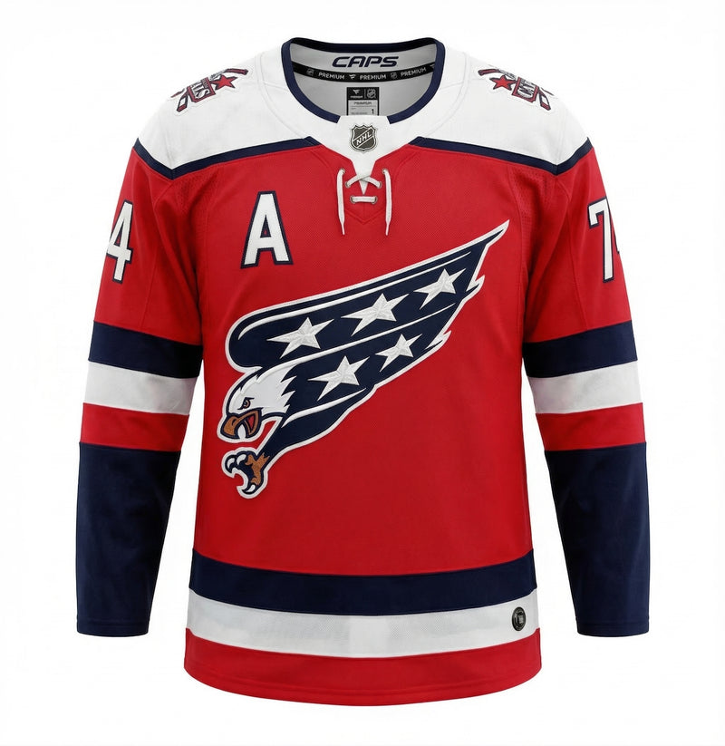 Load image into Gallery viewer, John Carlson Autographed Washington Capitals ALT Fanatics Premium Jersey
