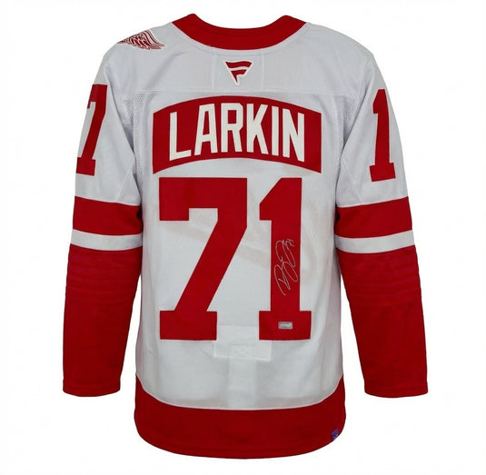 Dylan Larkin Autographed Detroit Red Wings 2025 Stadium Series Fanatics Premium Jersey