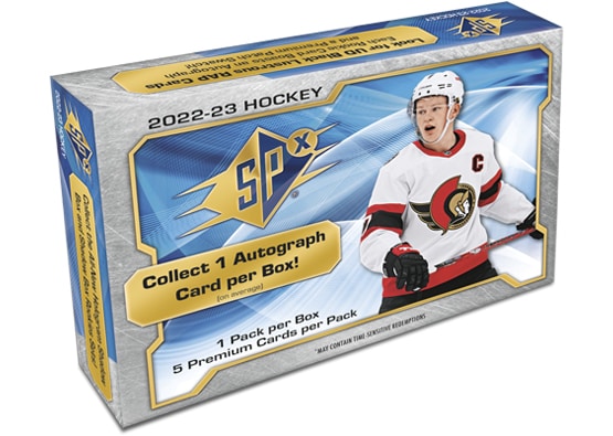 2022-23 Upper Deck SPX Hockey Hobby Box
